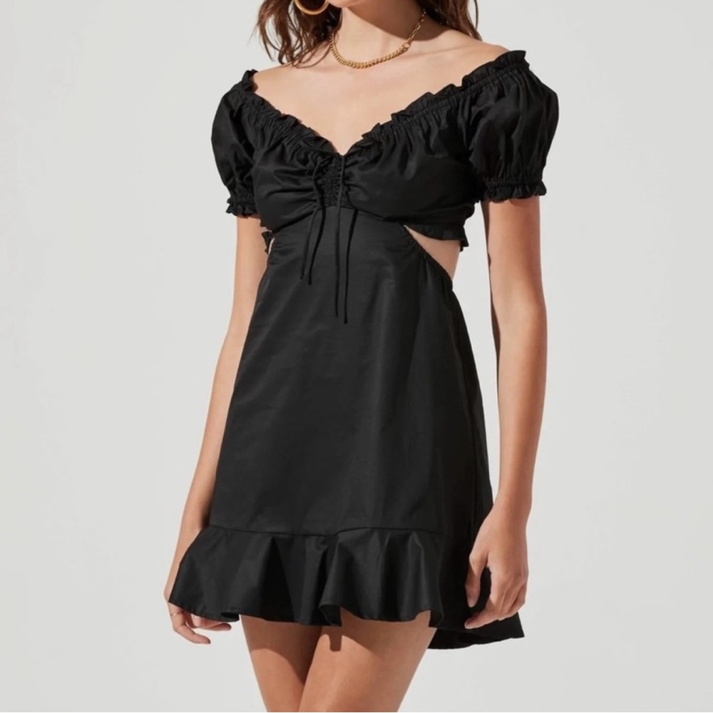 Revolve ASTR The Label VERANA Dress - Black (Size XS)